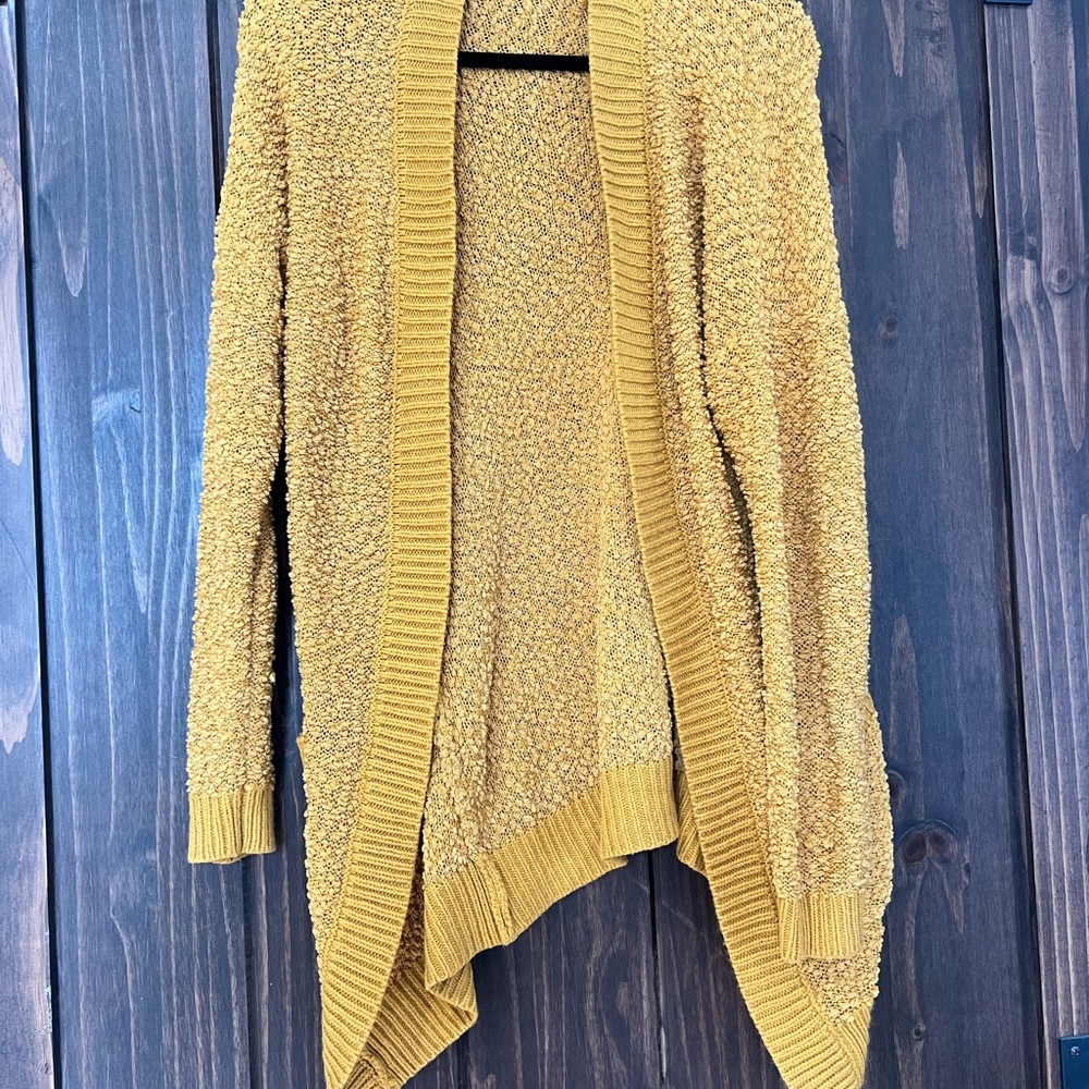 Bobbie Brooks Mustard Cardigan Sweater